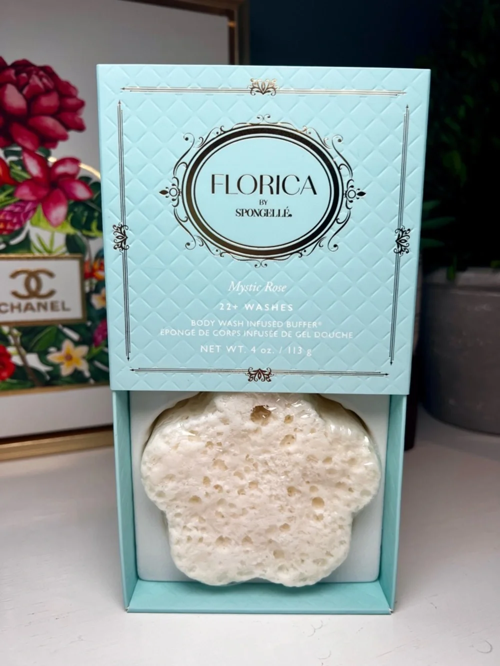 Spongelle Florica Mystic Rose Body Wash Infused Buffer